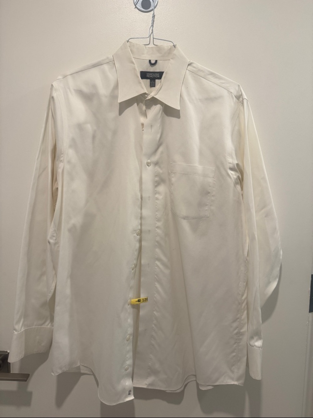 Kenneth Cole Reaction Men's Ivory Dress Shirt